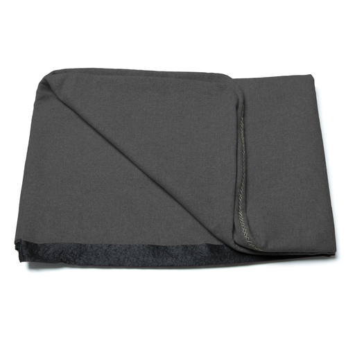 [D046VA02] Lydia funda cabecera tela grafito colchon 90